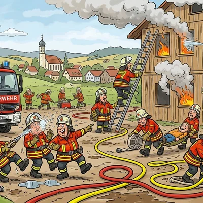 FF Büchlberg Einsatzübung